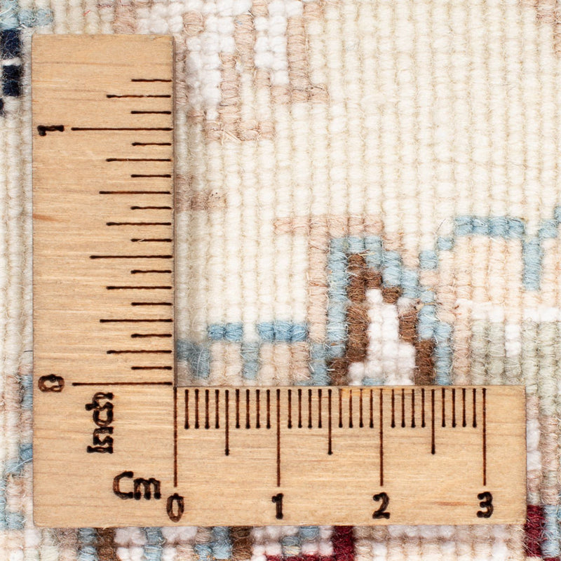 Persisk tæppe - Nain rundt  - 202 x 197 cm - lyseblå