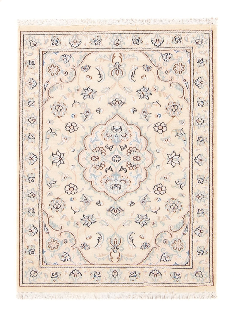 Persisk tæppe - Nain - 90 x 60 cm - beige