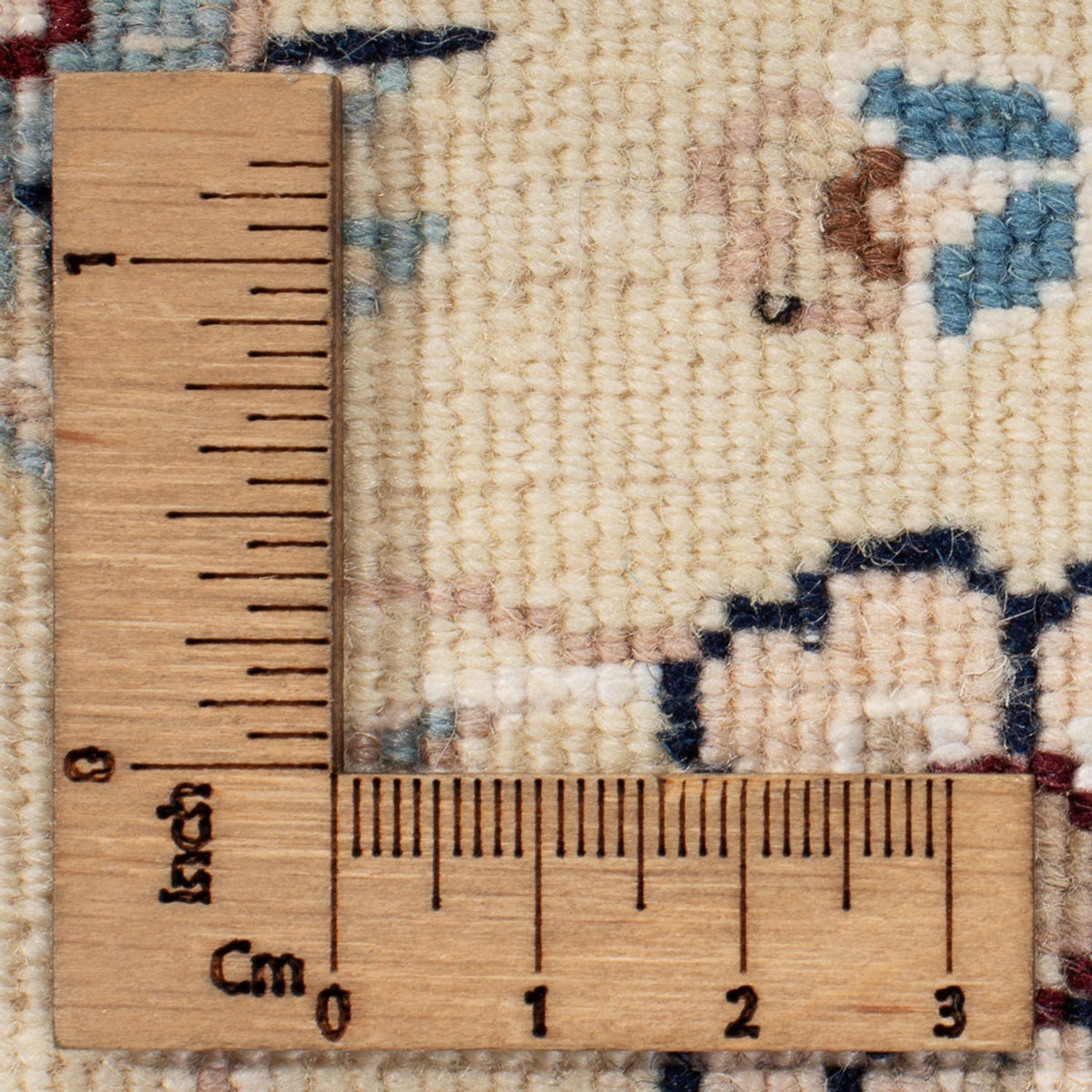 Persisk tæppe - Nain - 90 x 60 cm - beige