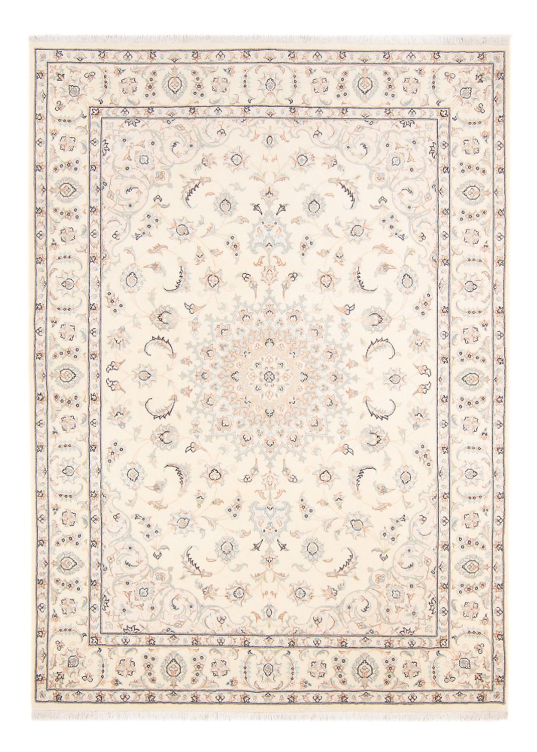Persisk tæppe - Nain - 236 x 170 cm - beige