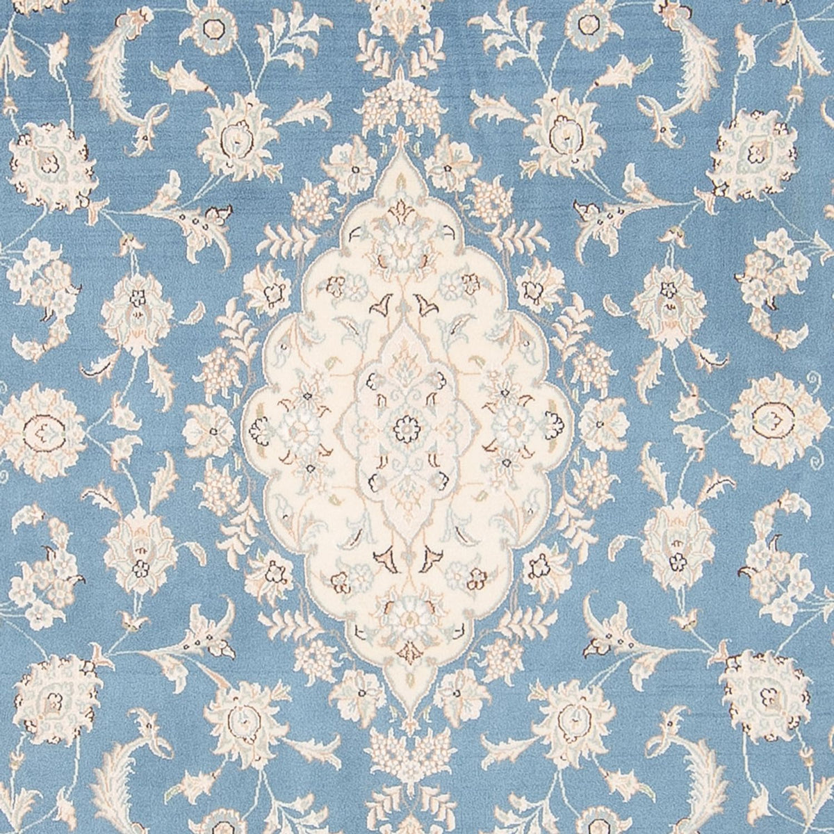 Persisk tæppe - Nain - 251 x 168 cm - blå