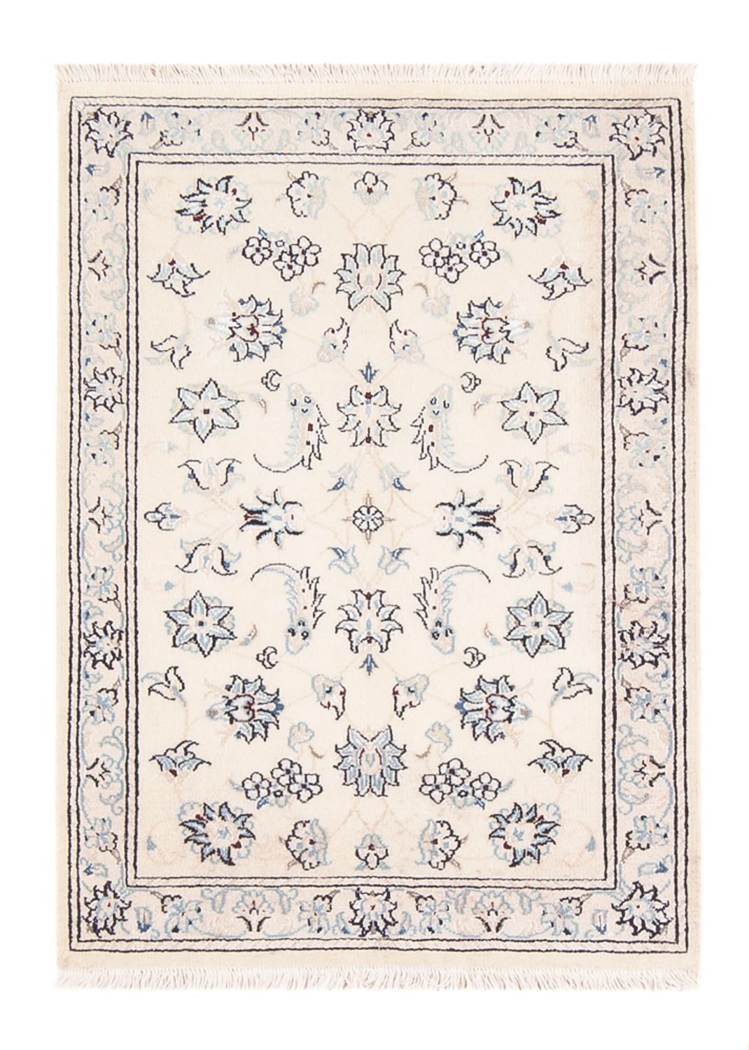 Persisk tæppe - Nain - 89 x 60 cm - beige