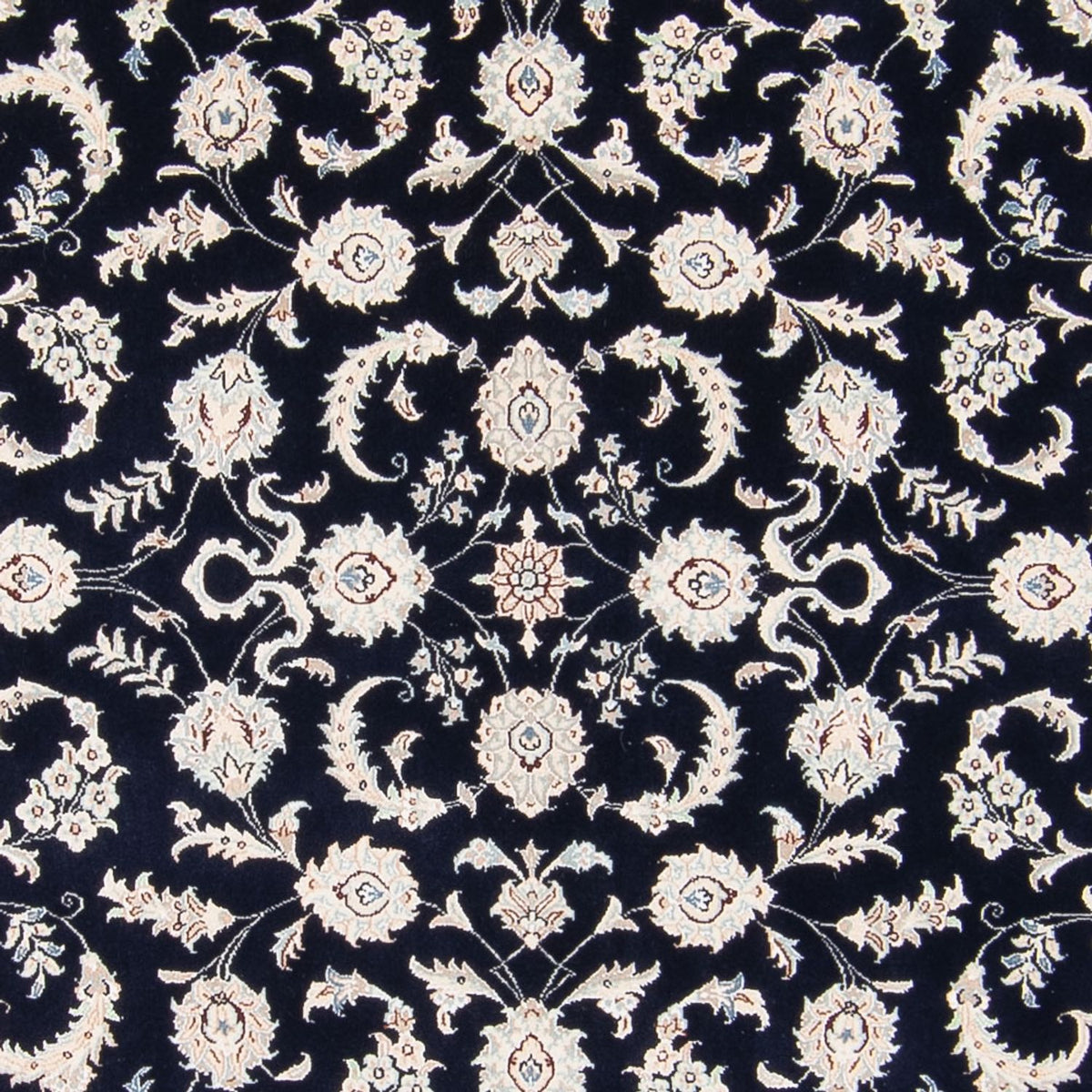 Persisk tæppe - Nain - 235 x 171 cm - mørkeblå
