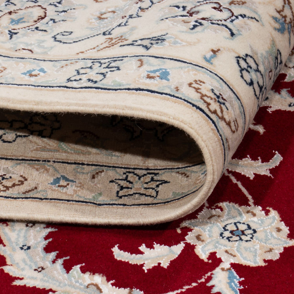 Persisk tæppe - Nain - 237 x 170 cm - rød