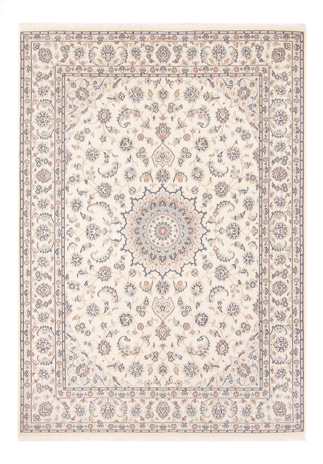 Persisk tæppe - Nain - 236 x 170 cm - beige