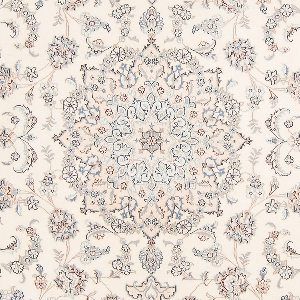 Persisk tæppe - Nain - 250 x 168 cm - creme