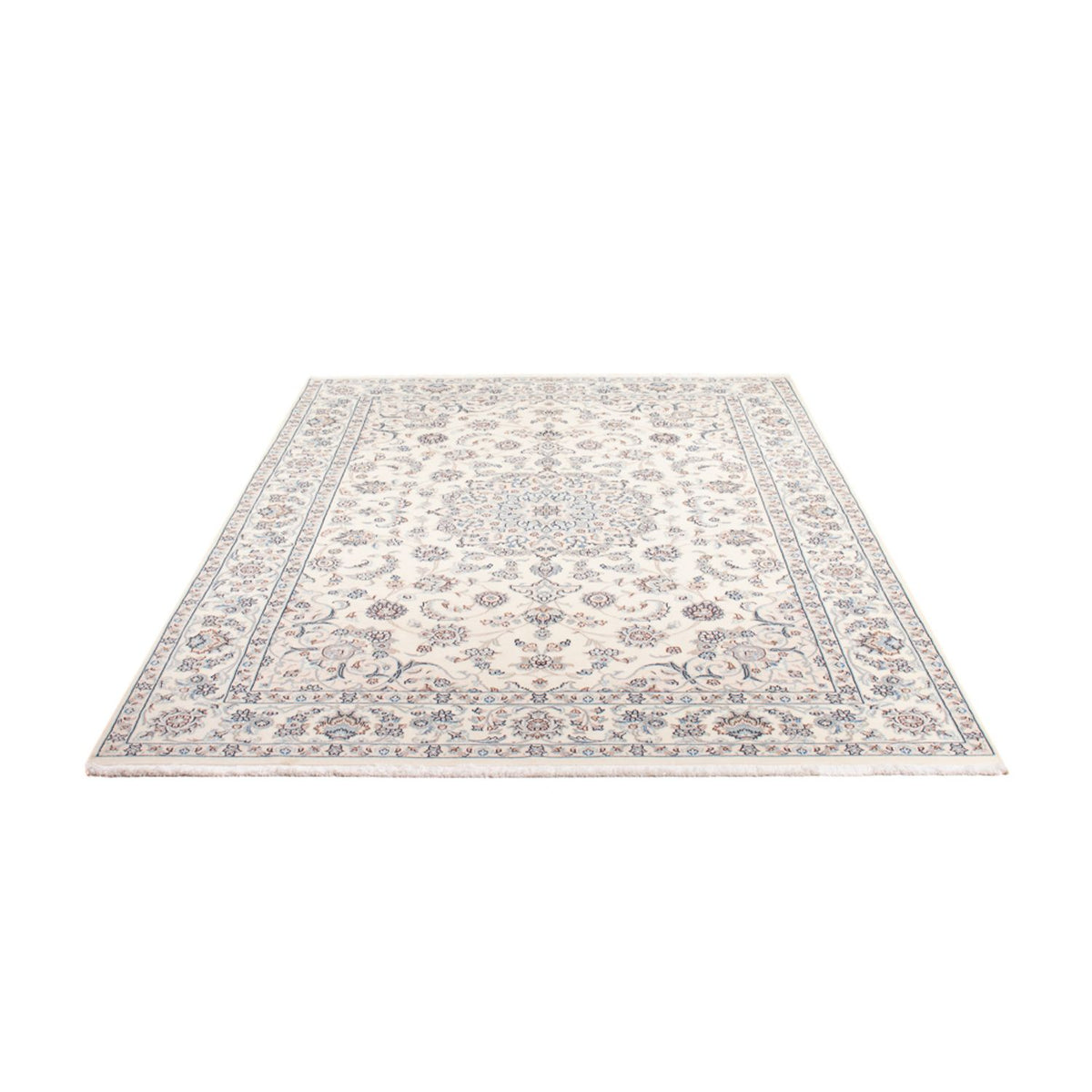Persisk tæppe - Nain - 250 x 168 cm - creme