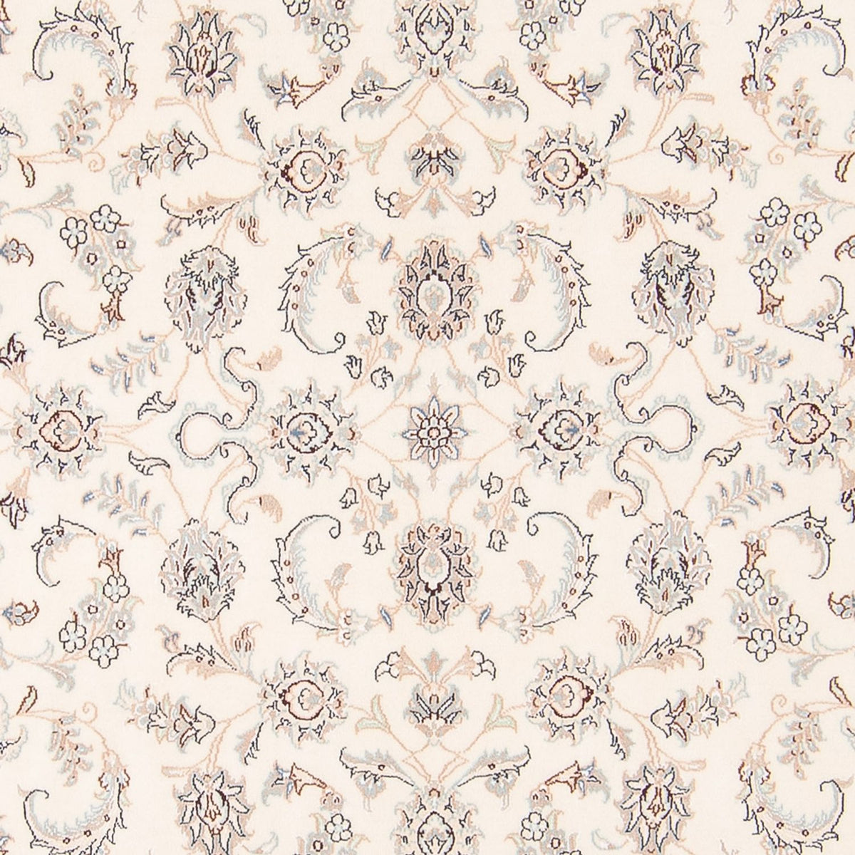 Persisk tæppe - Nain - 240 x 170 cm - creme