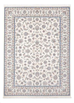 Persisk tæppe - Nain - Premium - 201 x 148 cm - creme