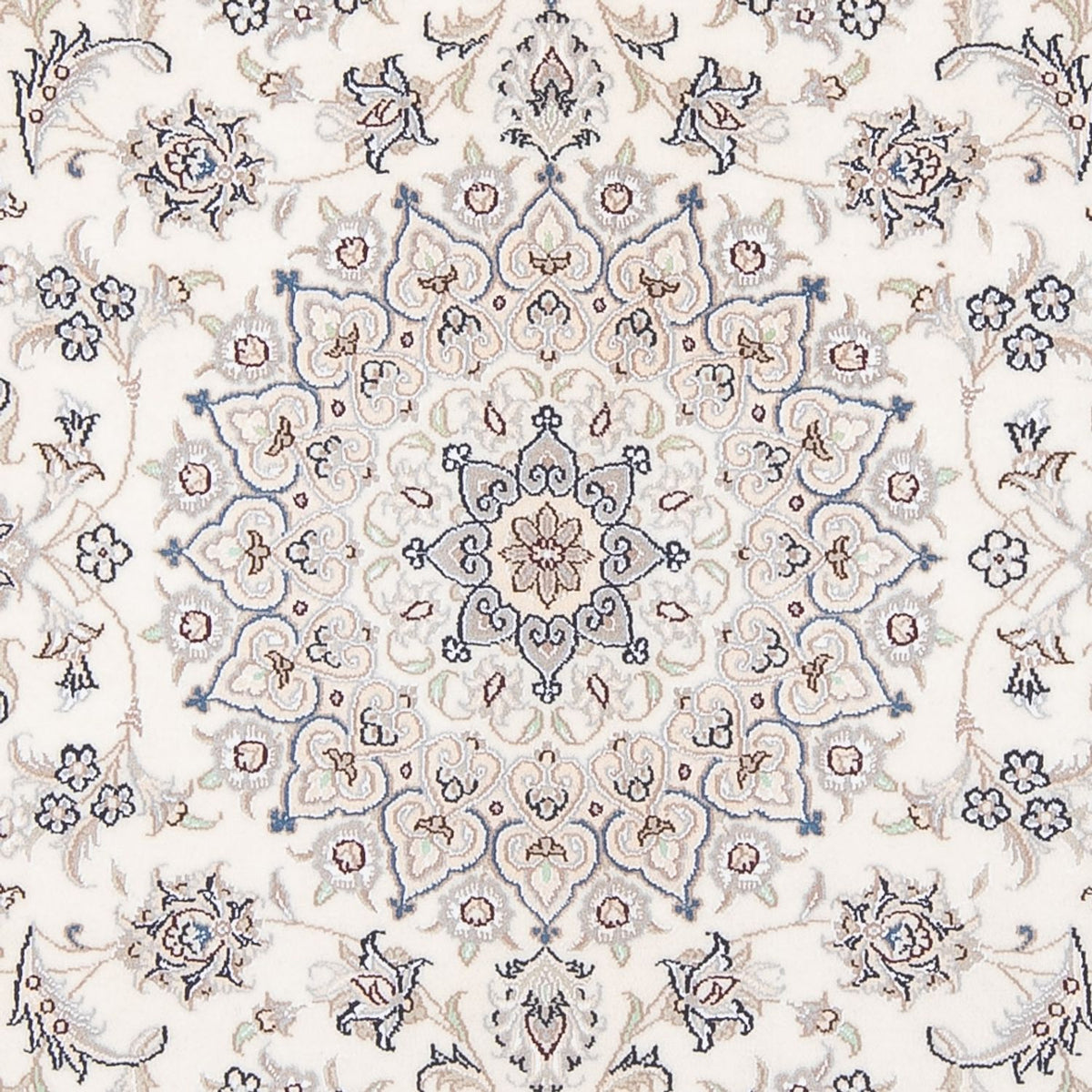 Persisk tæppe - Nain - Premium - 204 x 150 cm - creme