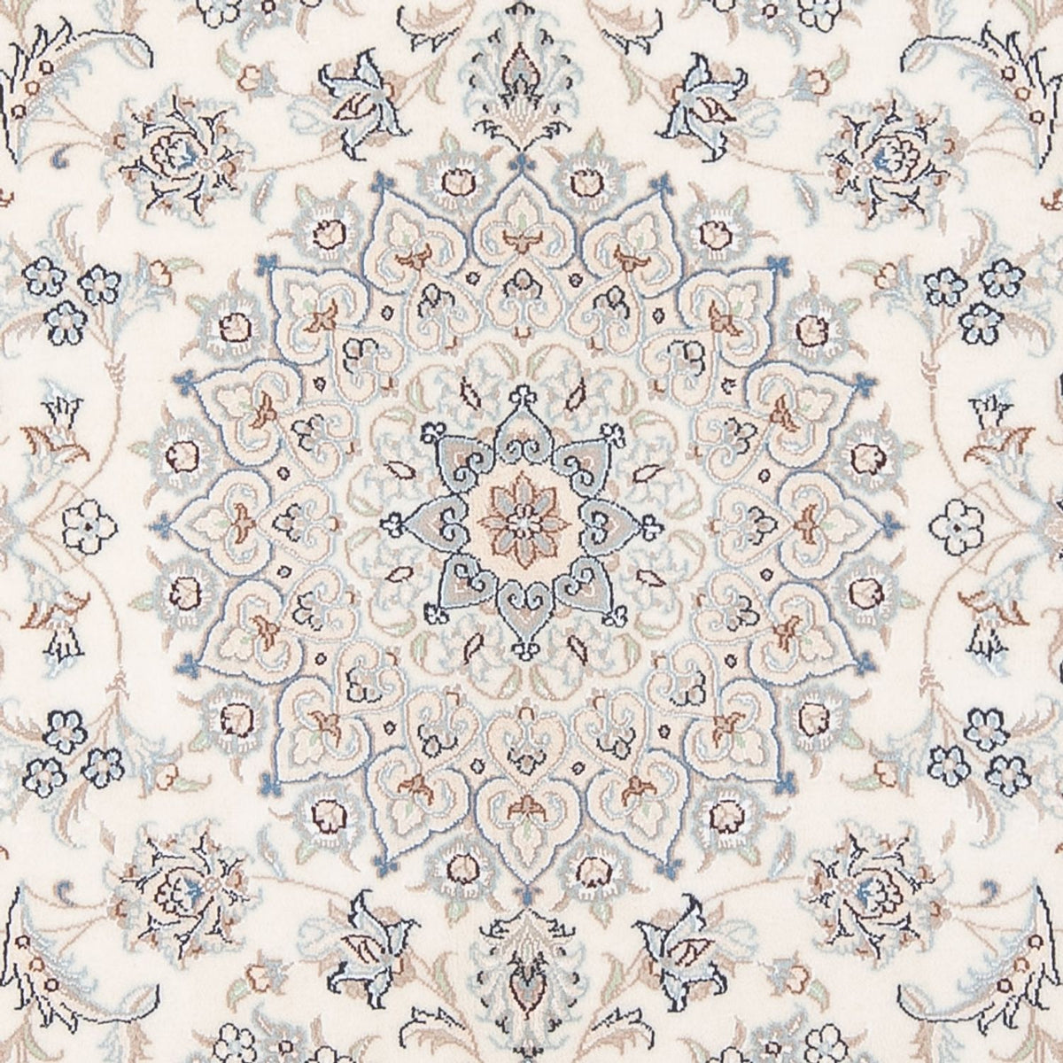 Persisk tæppe - Nain - Premium - 203 x 148 cm - creme