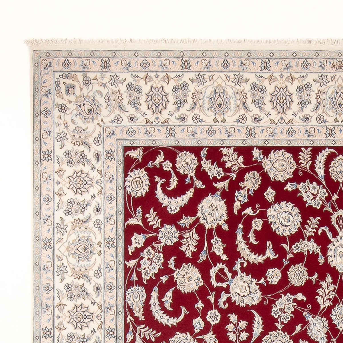 Persisk tæppe - Nain - Premium - 313 x 248 cm - rød