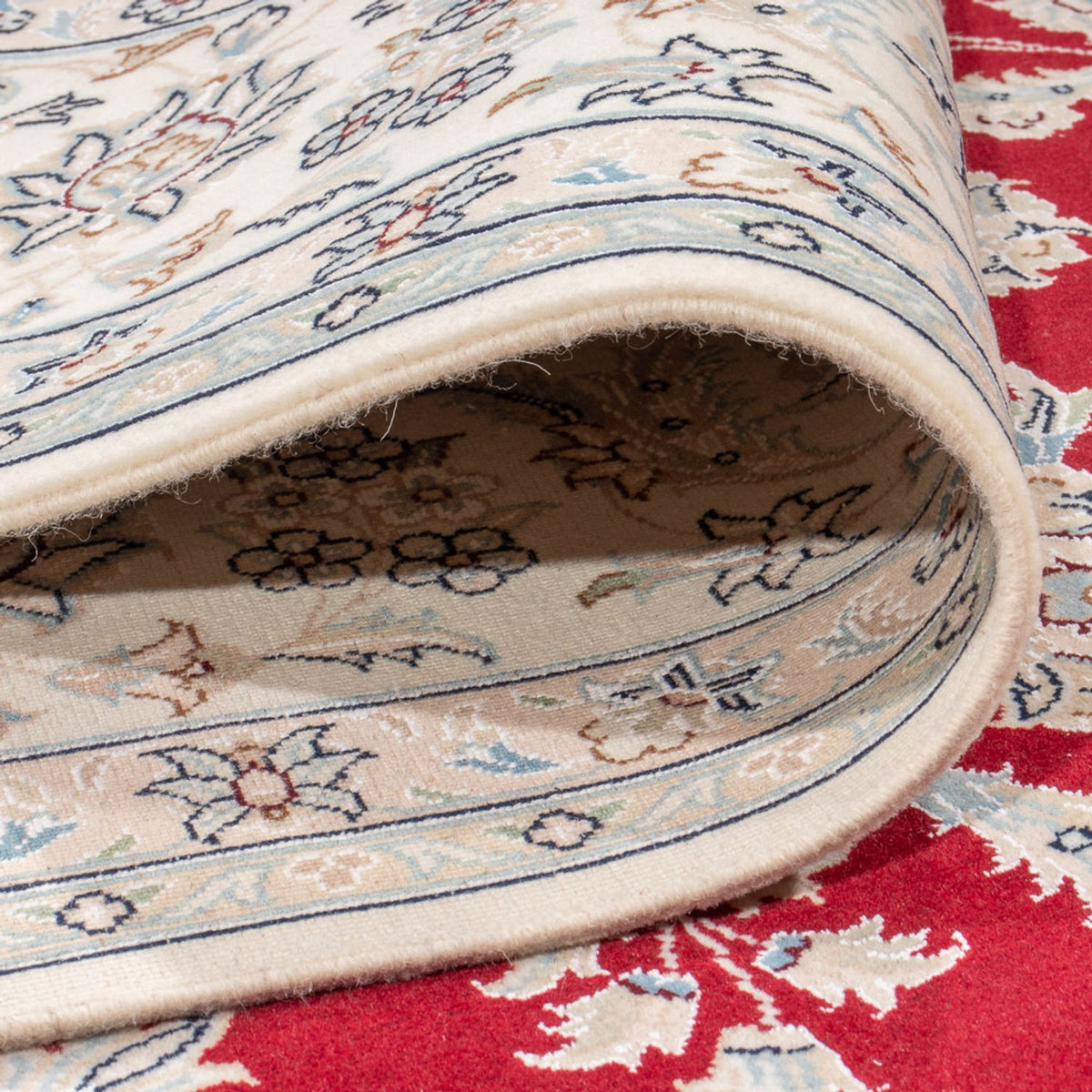 Persisk tæppe - Nain - Premium - 313 x 248 cm - rød