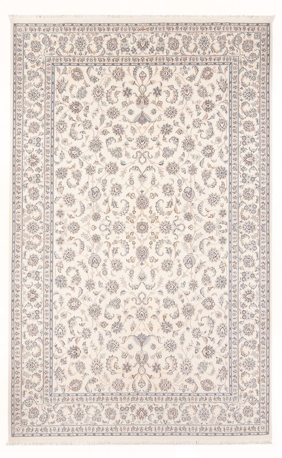 Persisk tæppe - Nain - Premium - 292 x 198 cm - creme