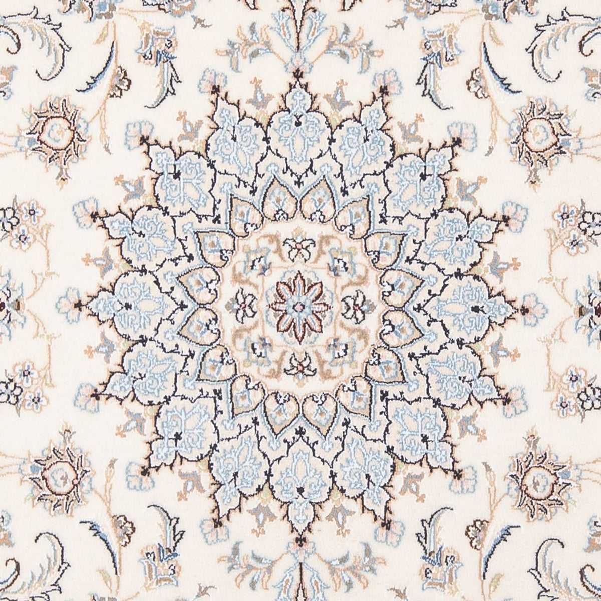 Persisk tæppe - Nain - Premium - 205 x 149 cm - creme