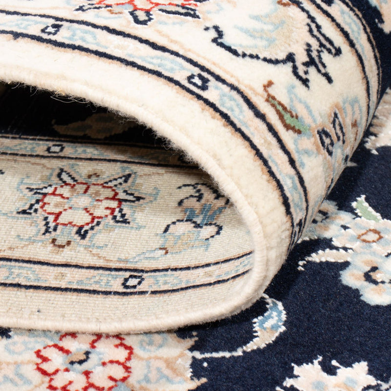 Løber Persisk tæppe - Nain - Royal - 203 x 80 cm - mørkeblå