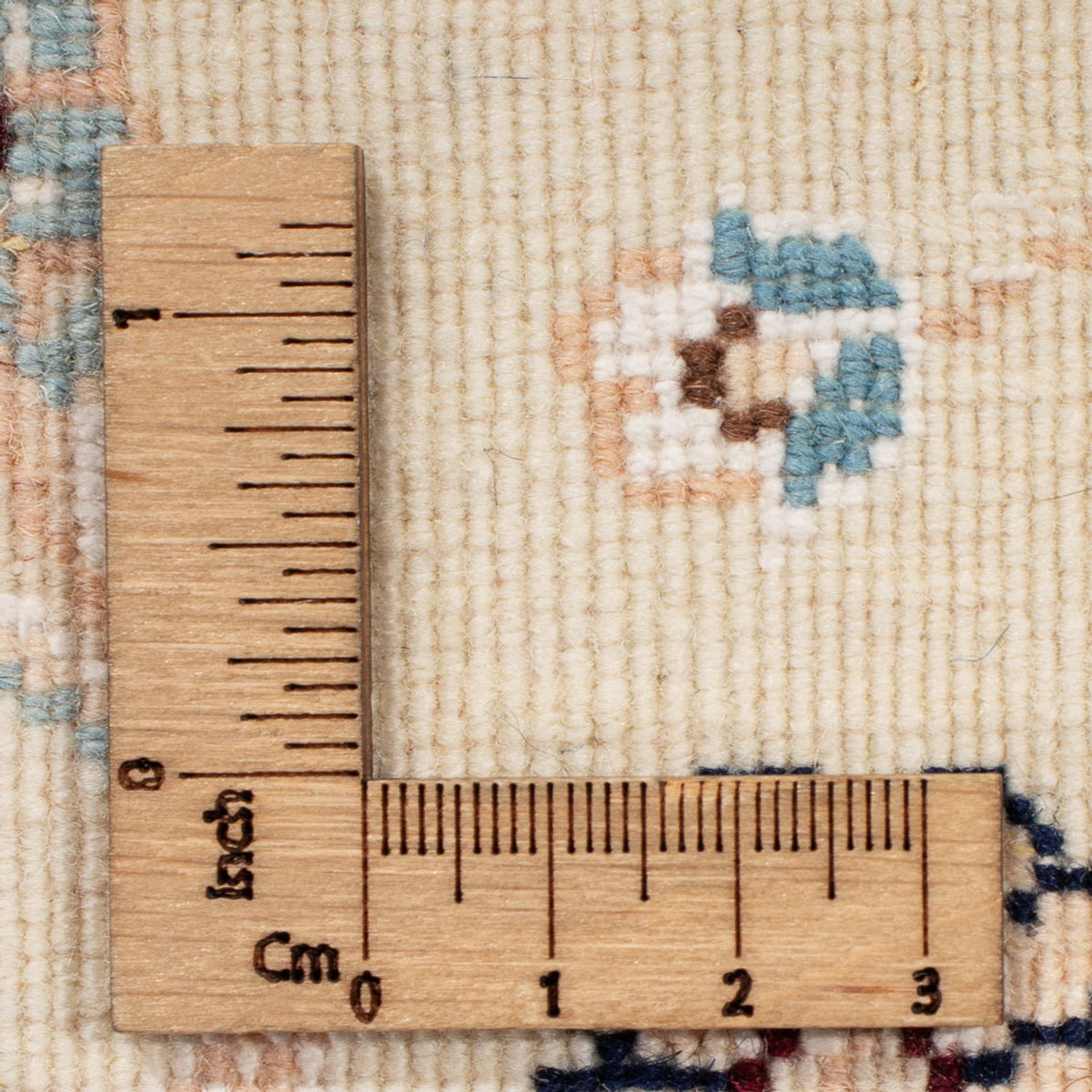 Persisk tæppe - Nain - 91 x 60 cm - beige