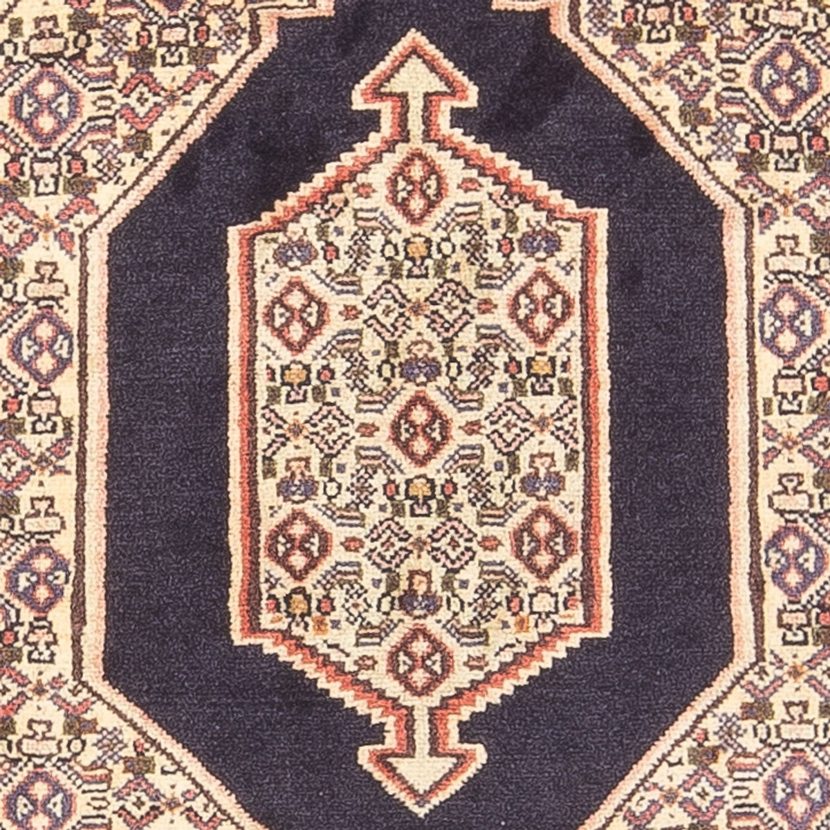 Persisk tæppe - Classic - 112 x 74 cm - mørkeblå