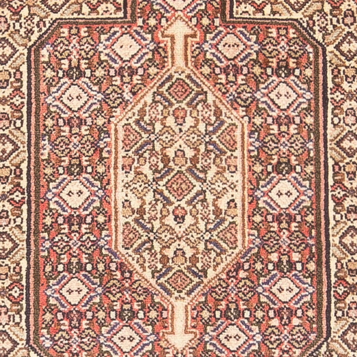 Persisk tæppe - Classic - 110 x 77 cm - mørk beige