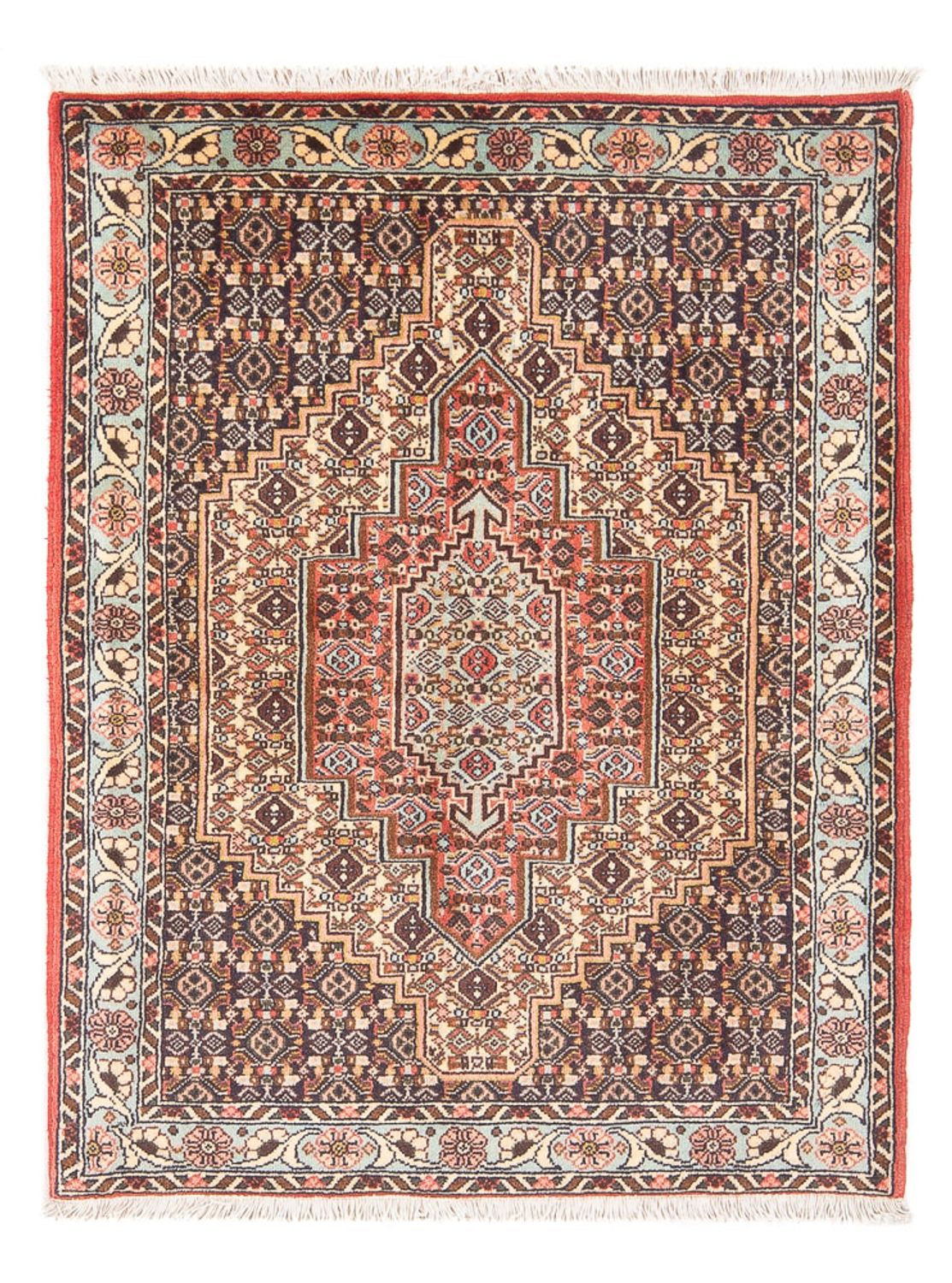 Persisk tæppe - Classic - 108 x 76 cm - mørkeblå