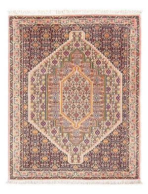 Persisk tæppe - Classic - 98 x 75 cm - mørkeblå
