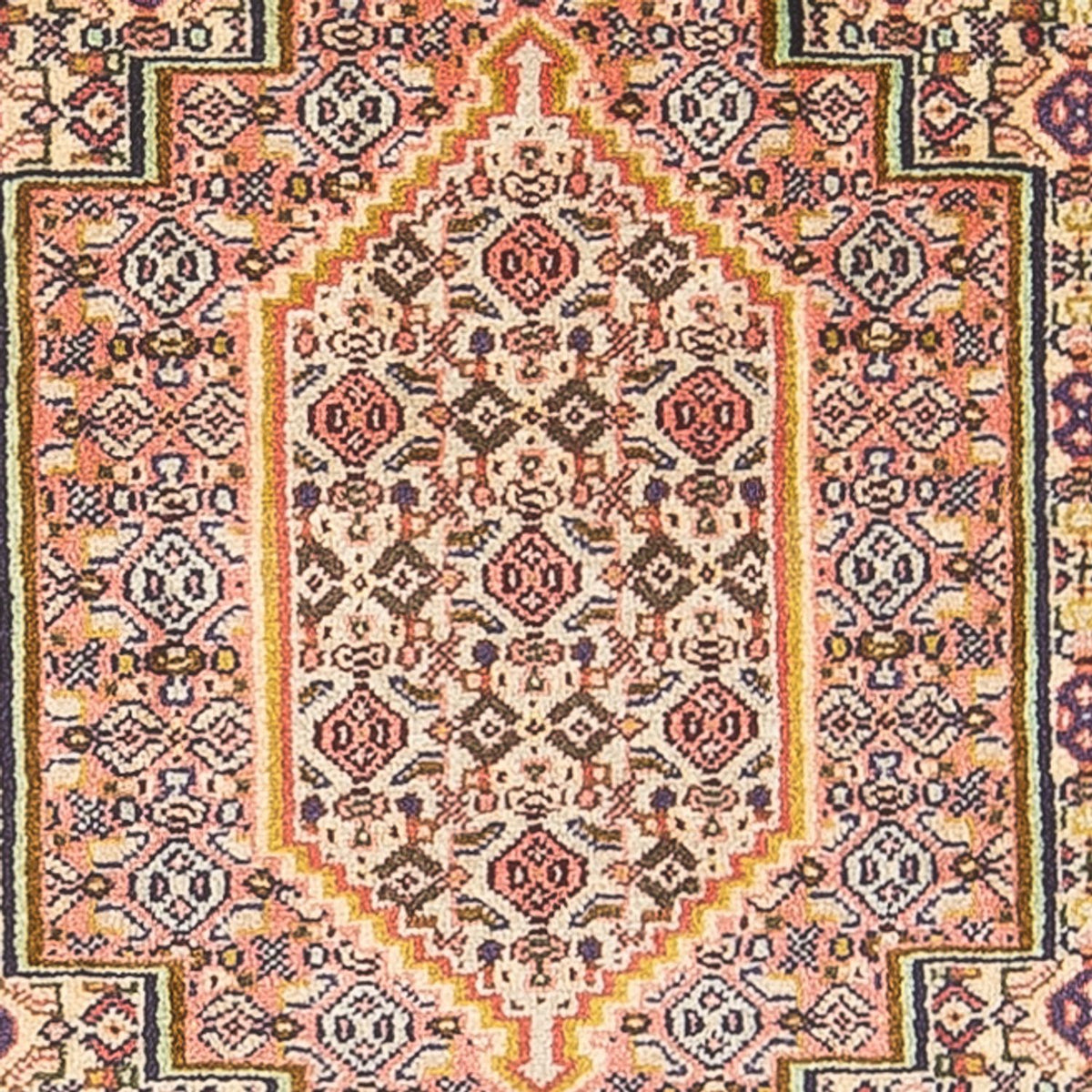 Persisk tæppe - Classic - 98 x 75 cm - mørkeblå