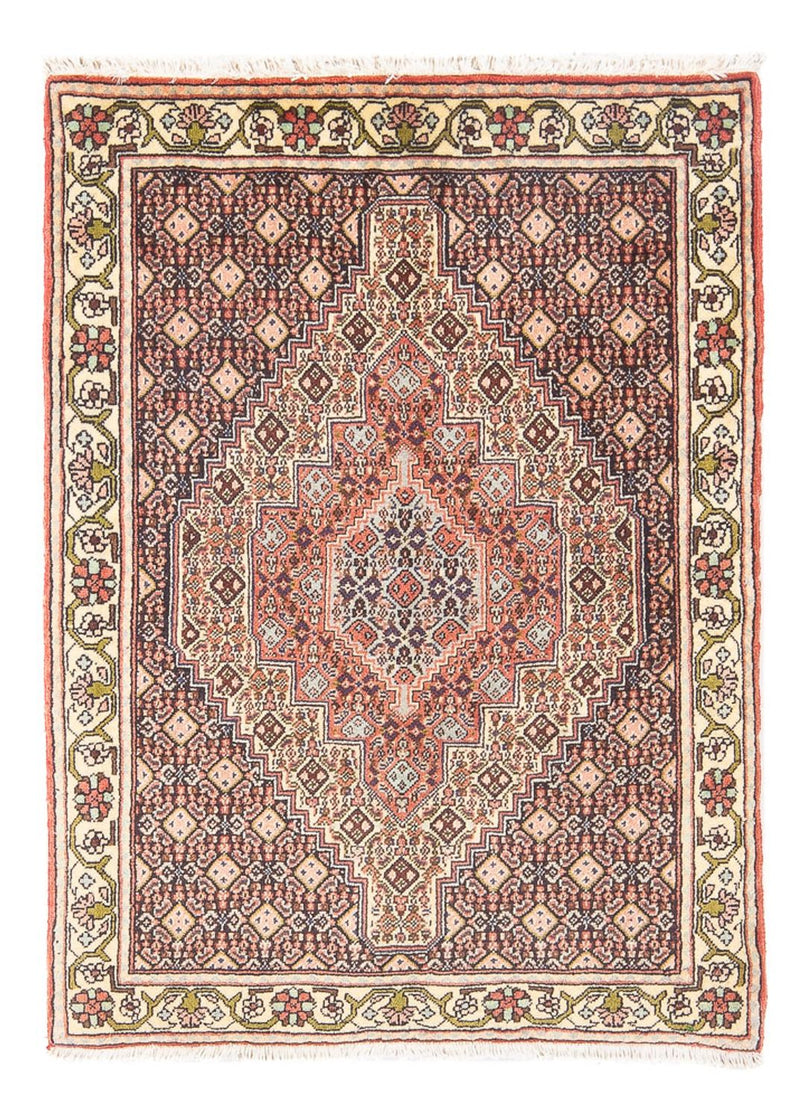 Persisk tæppe - Classic - 103 x 76 cm - mørkeblå