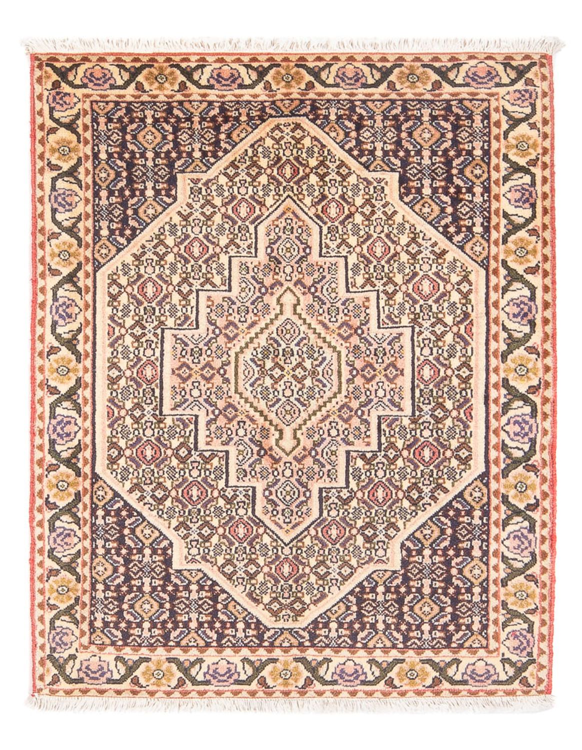 Persisk tæppe - Classic - 102 x 75 cm - mørkeblå