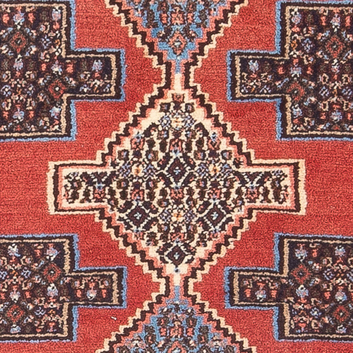Persisk tæppe - Classic - 103 x 75 cm - mørkeblå