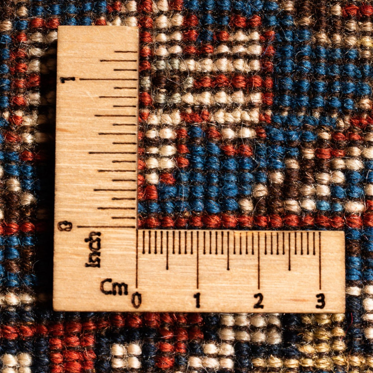 Persisk tæppe - Nomadisk - 122 x 75 cm - blå