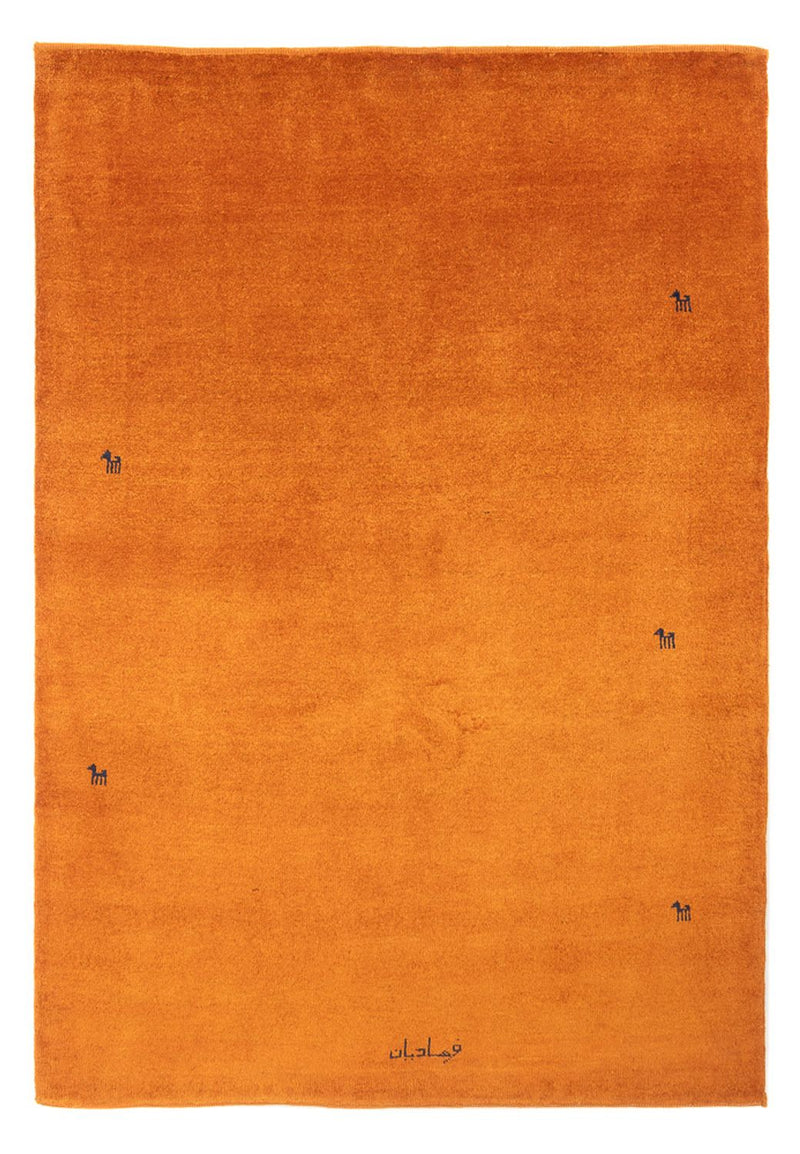 Gabbeh-tæppe - Persisk - 195 x 142 cm - orange