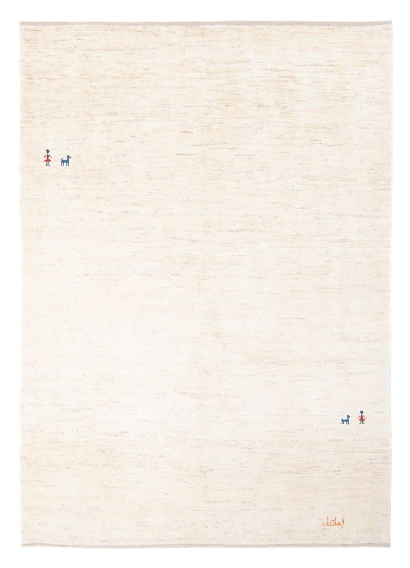 Gabbeh-tæppe - Persisk - 200 x 151 cm - beige