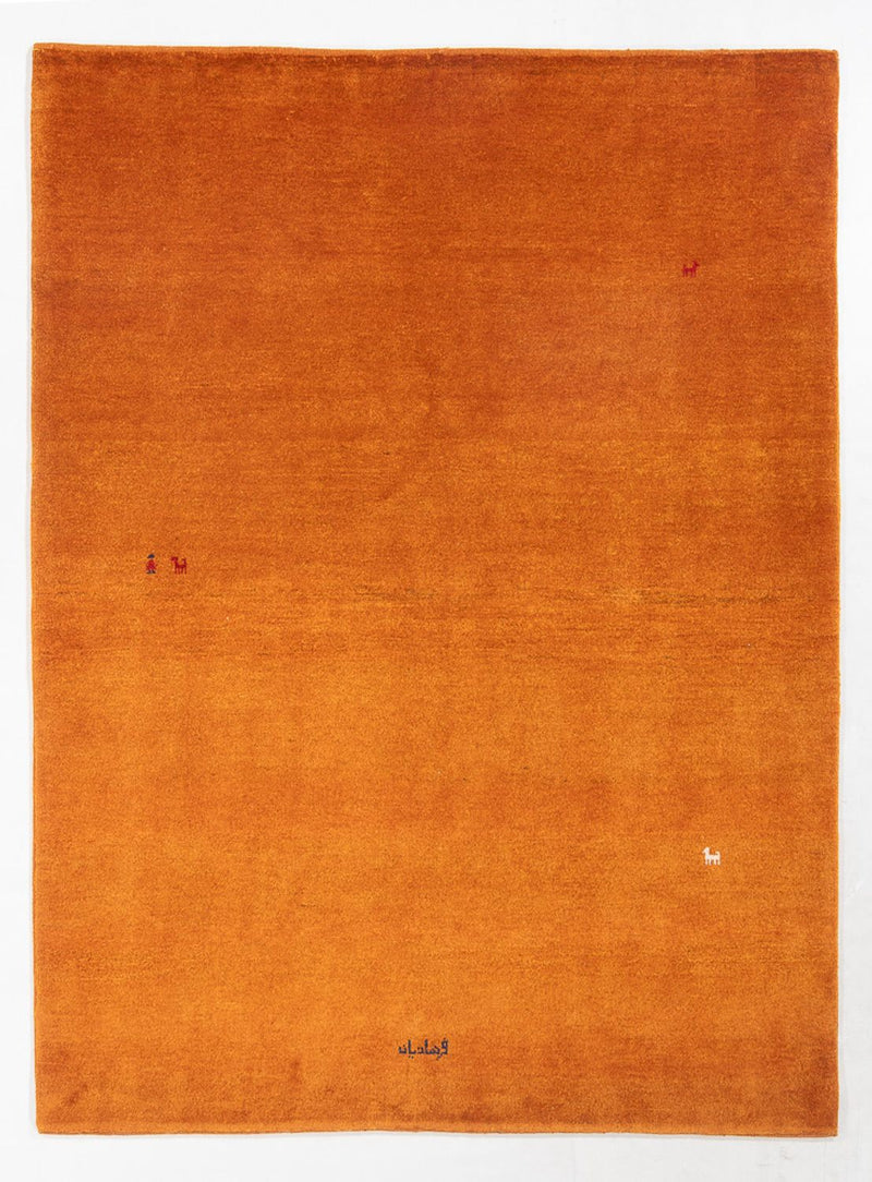 Gabbeh-tæppe - Persisk - 193 x 153 cm - orange