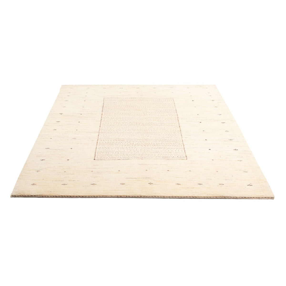 Gabbeh-tæppe - Persisk - 192 x 140 cm - sølv