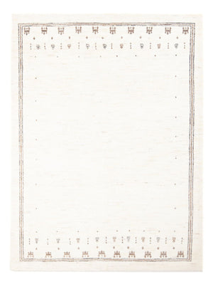 Gabbeh-tæppe - Persisk - 198 x 150 cm - hvid