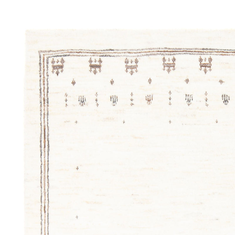 Gabbeh-tæppe - Persisk - 198 x 150 cm - hvid