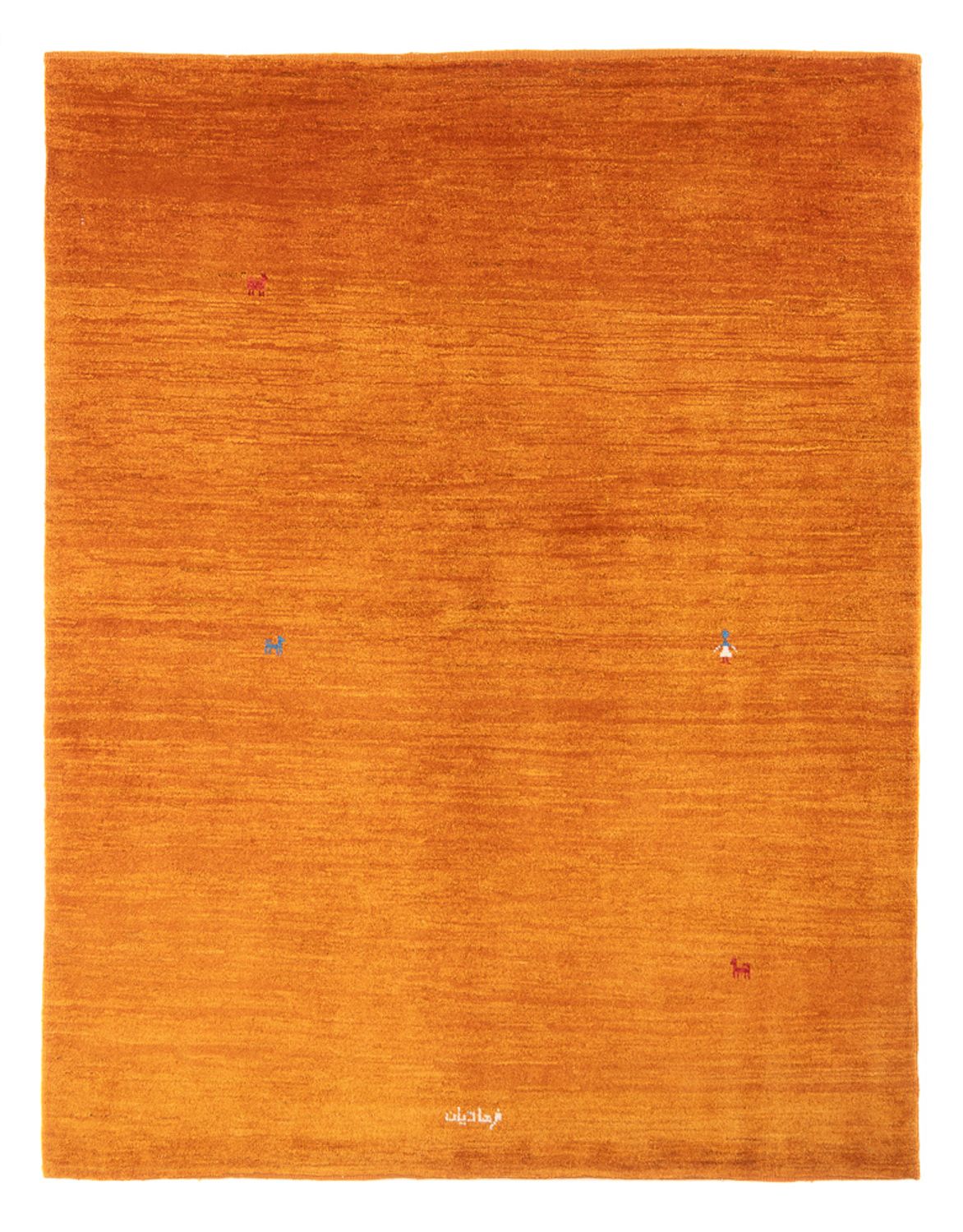 Gabbeh-tæppe - Persisk - 193 x 150 cm - orange