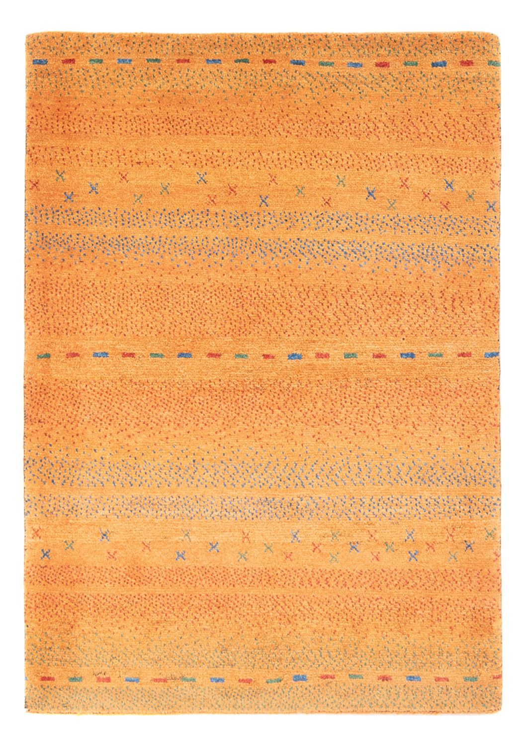 Gabbeh-tæppe - Persisk - 153 x 110 cm - orange