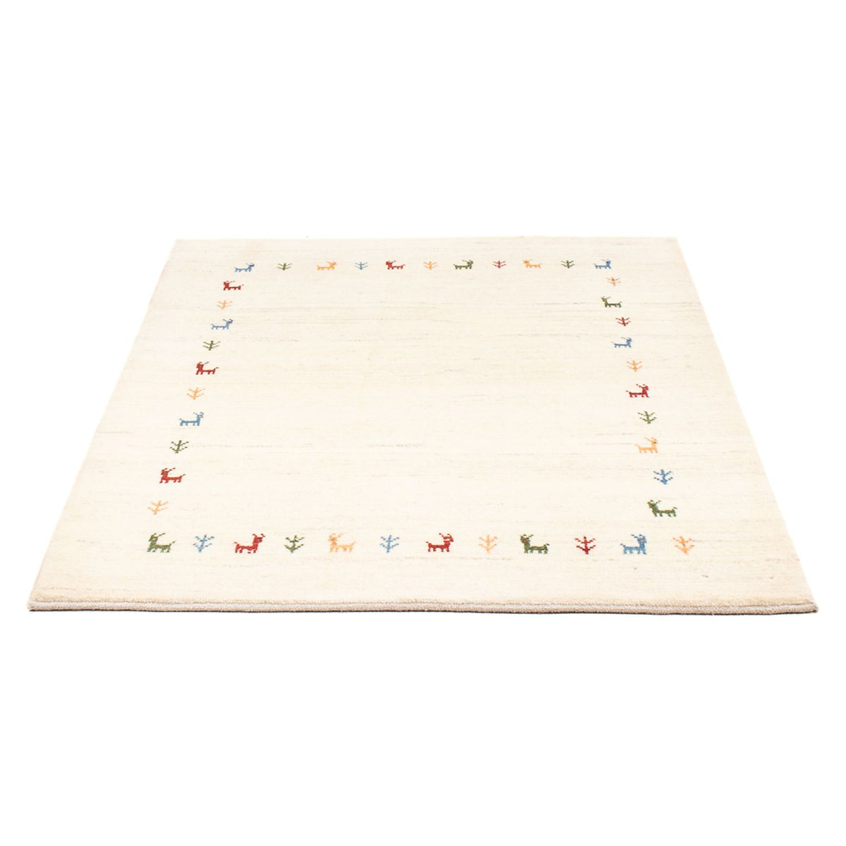 Gabbeh-tæppe - Persisk - 148 x 104 cm - flerfarvet