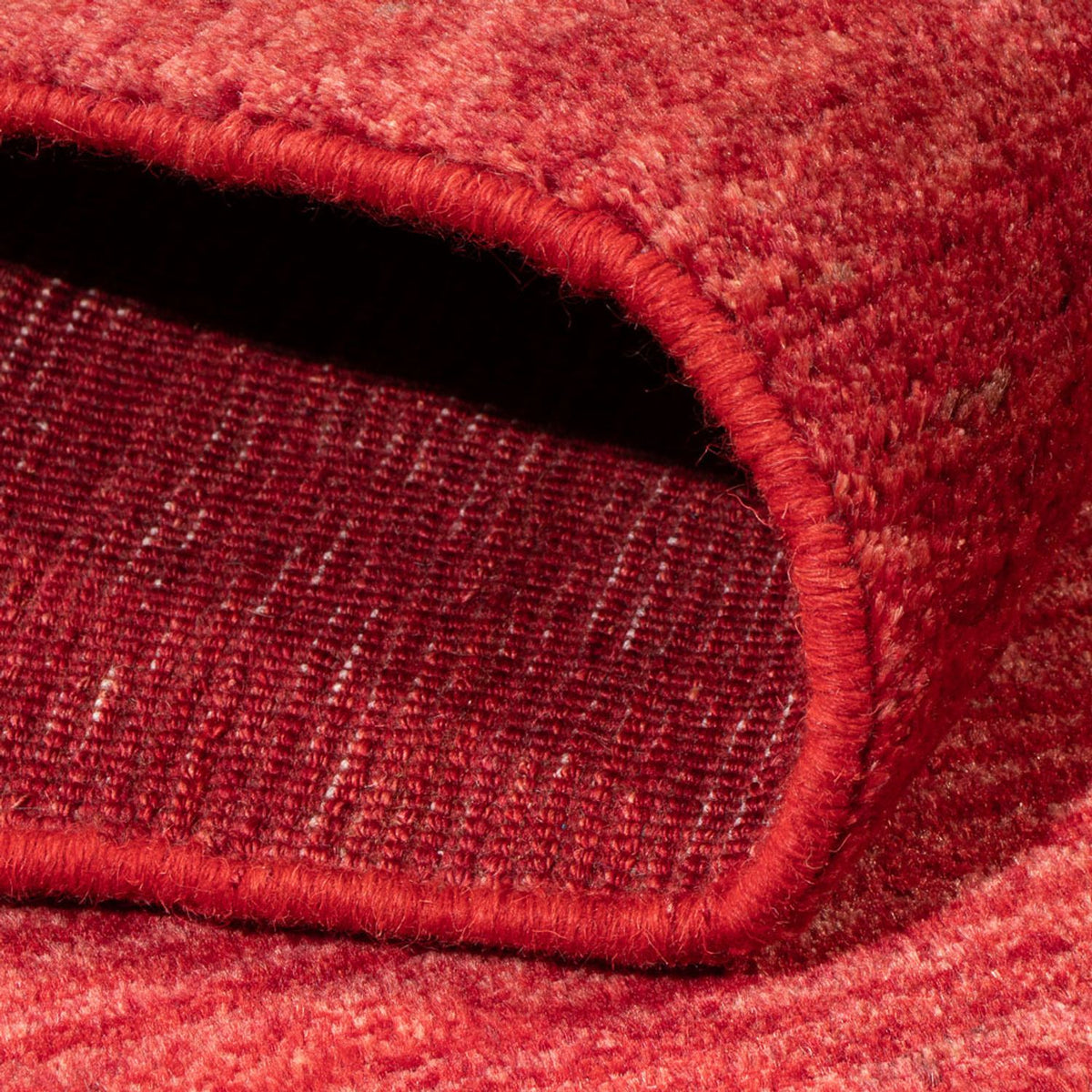 Gabbeh-tæppe - Persisk - 193 x 145 cm - rød