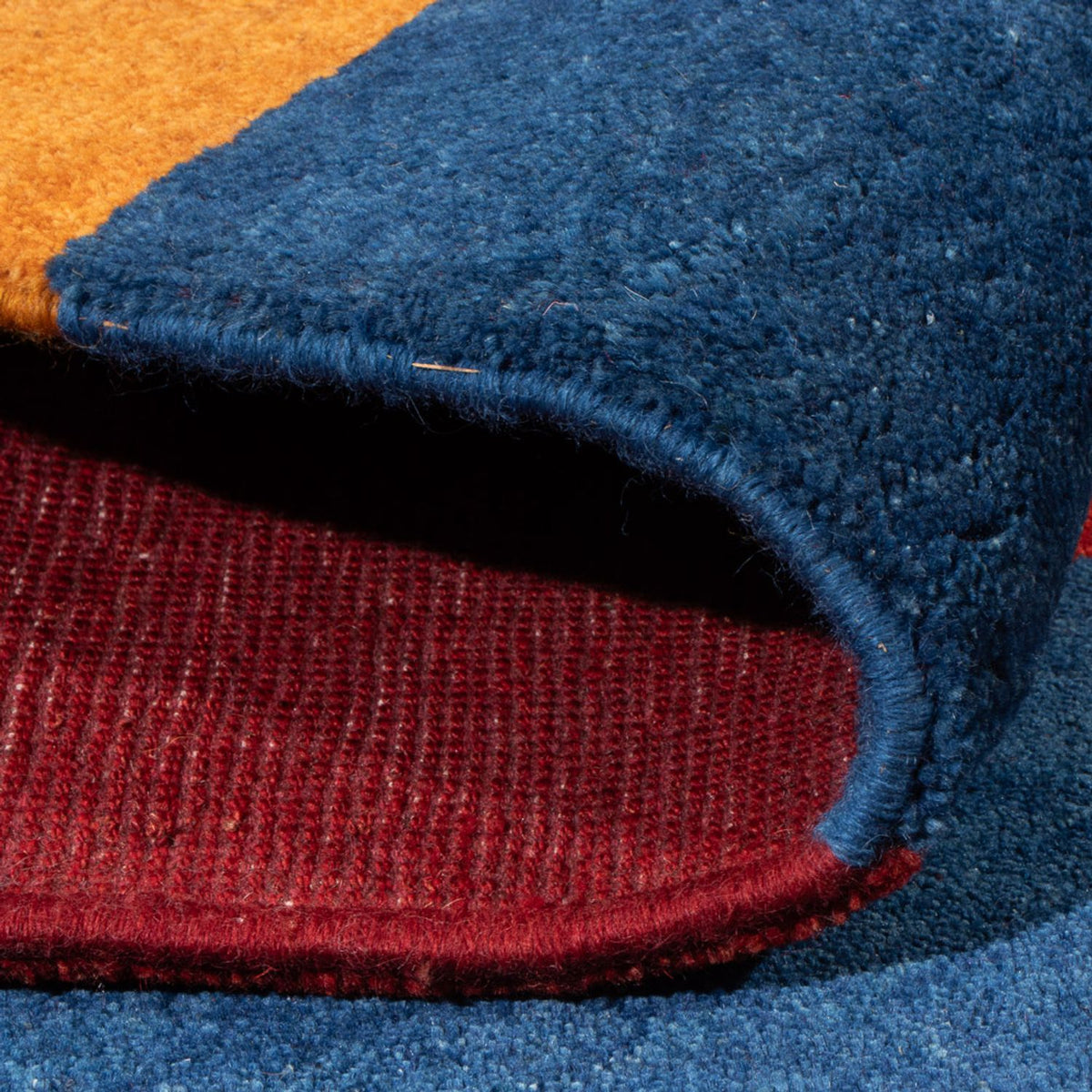 Gabbeh-tæppe - Persisk - 188 x 154 cm - flerfarvet