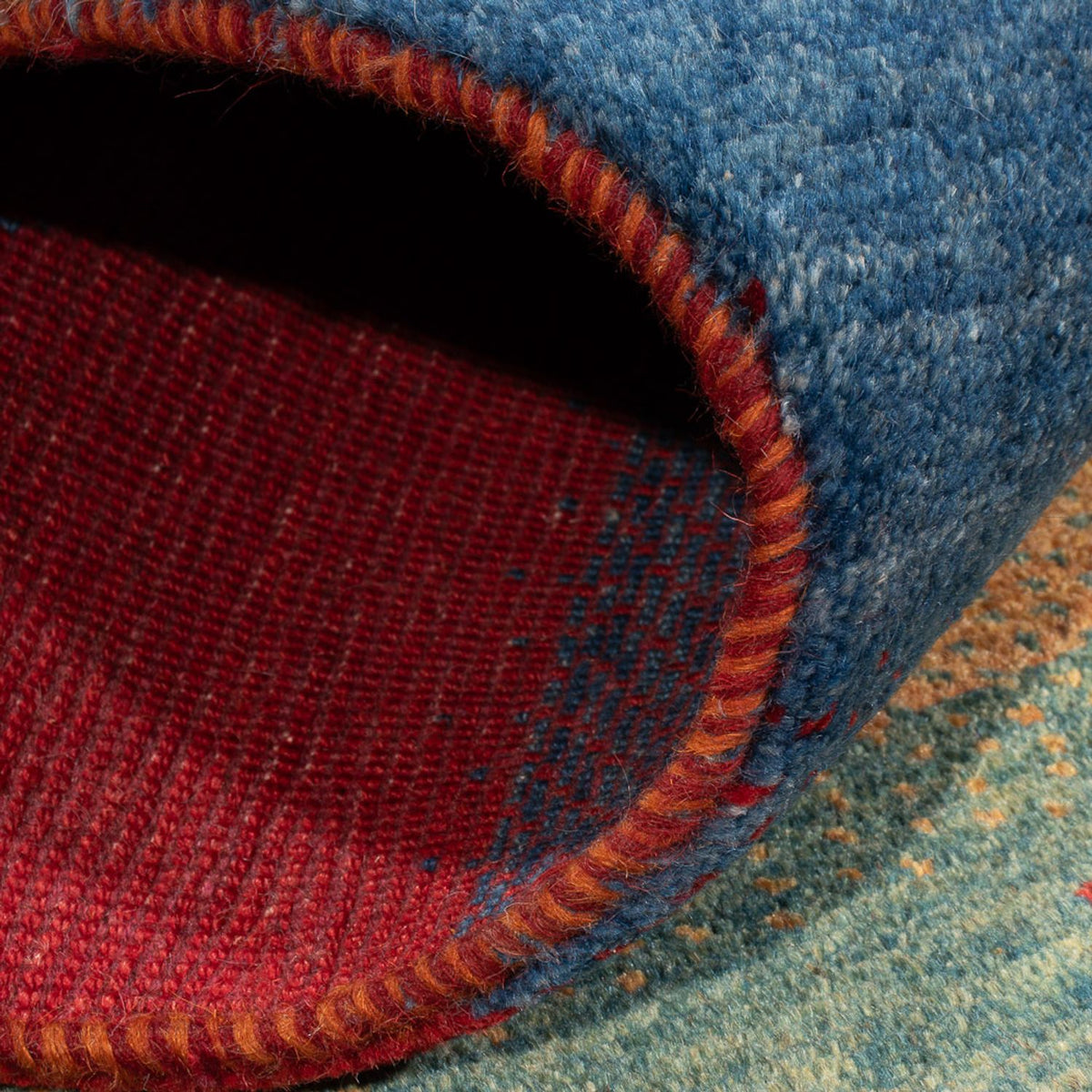 Gabbeh-tæppe - Persisk - 151 x 104 cm - flerfarvet