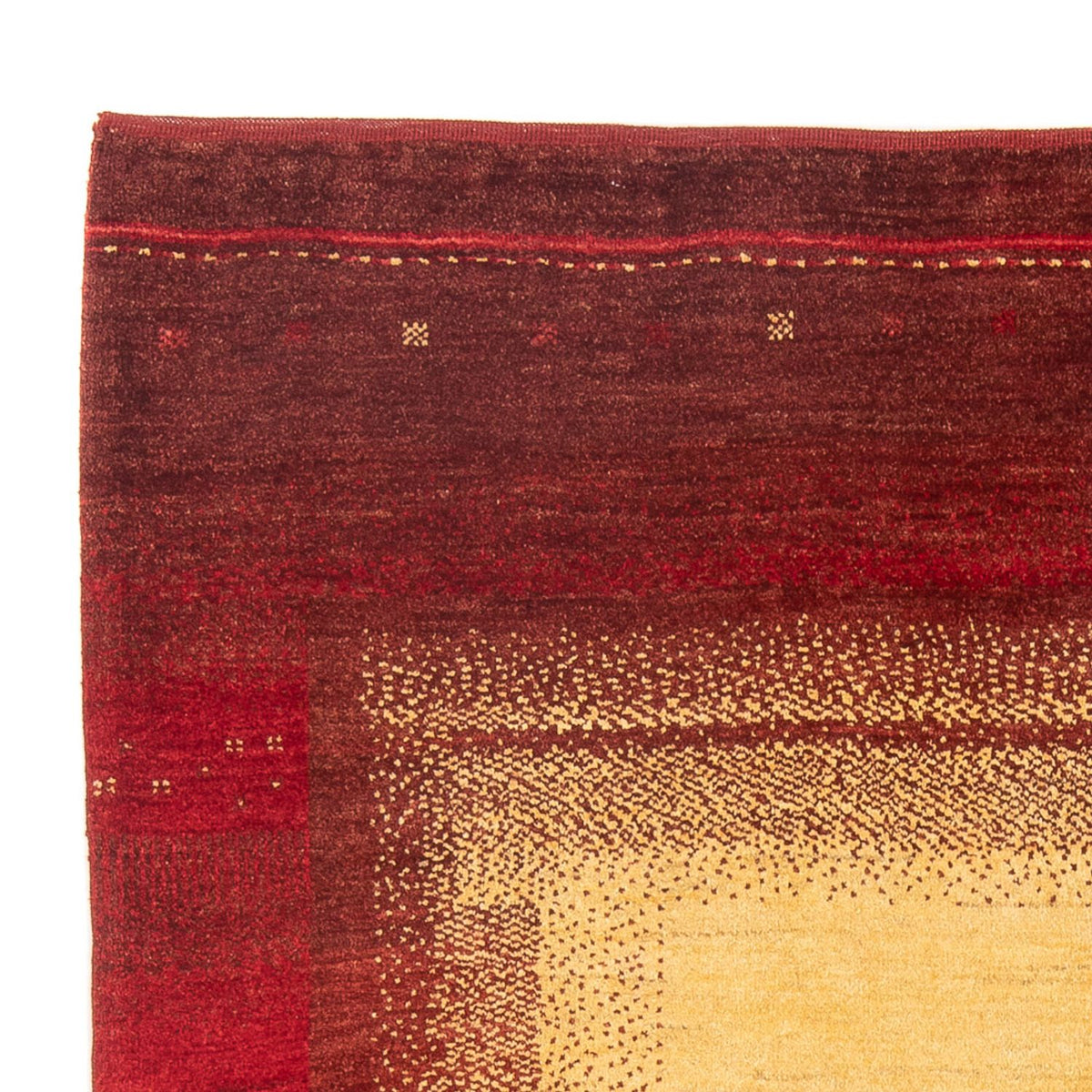 Gabbeh-tæppe - Persisk - 187 x 151 cm - flerfarvet