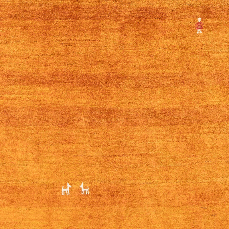 Gabbeh-tæppe - Persisk - 196 x 150 cm - orange