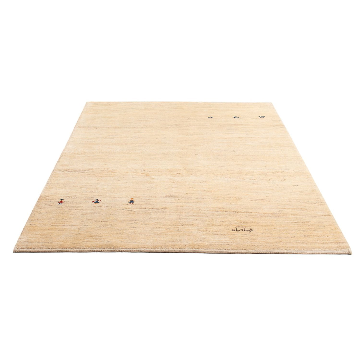 Gabbeh-tæppe - Persisk - 202 x 138 cm - sølv