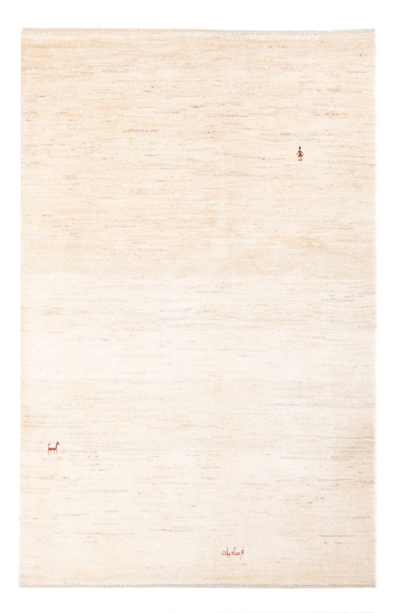 Gabbeh-tæppe - Persisk - 187 x 130 cm - beige
