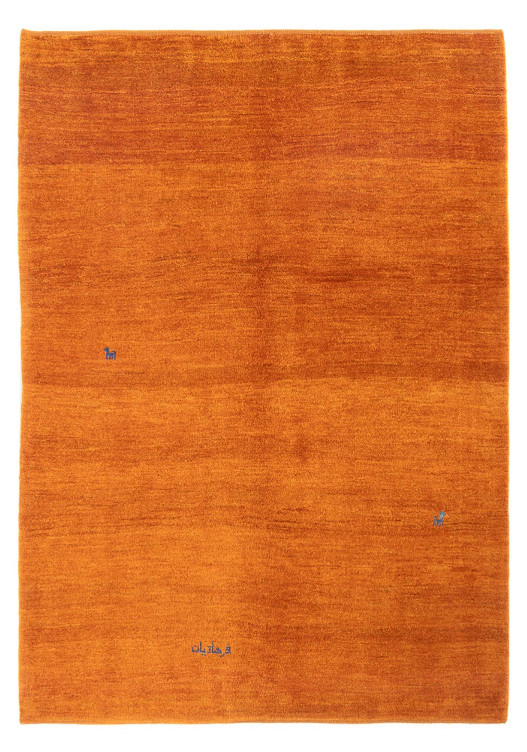 Gabbeh-tæppe - Persisk - 195 x 155 cm - orange