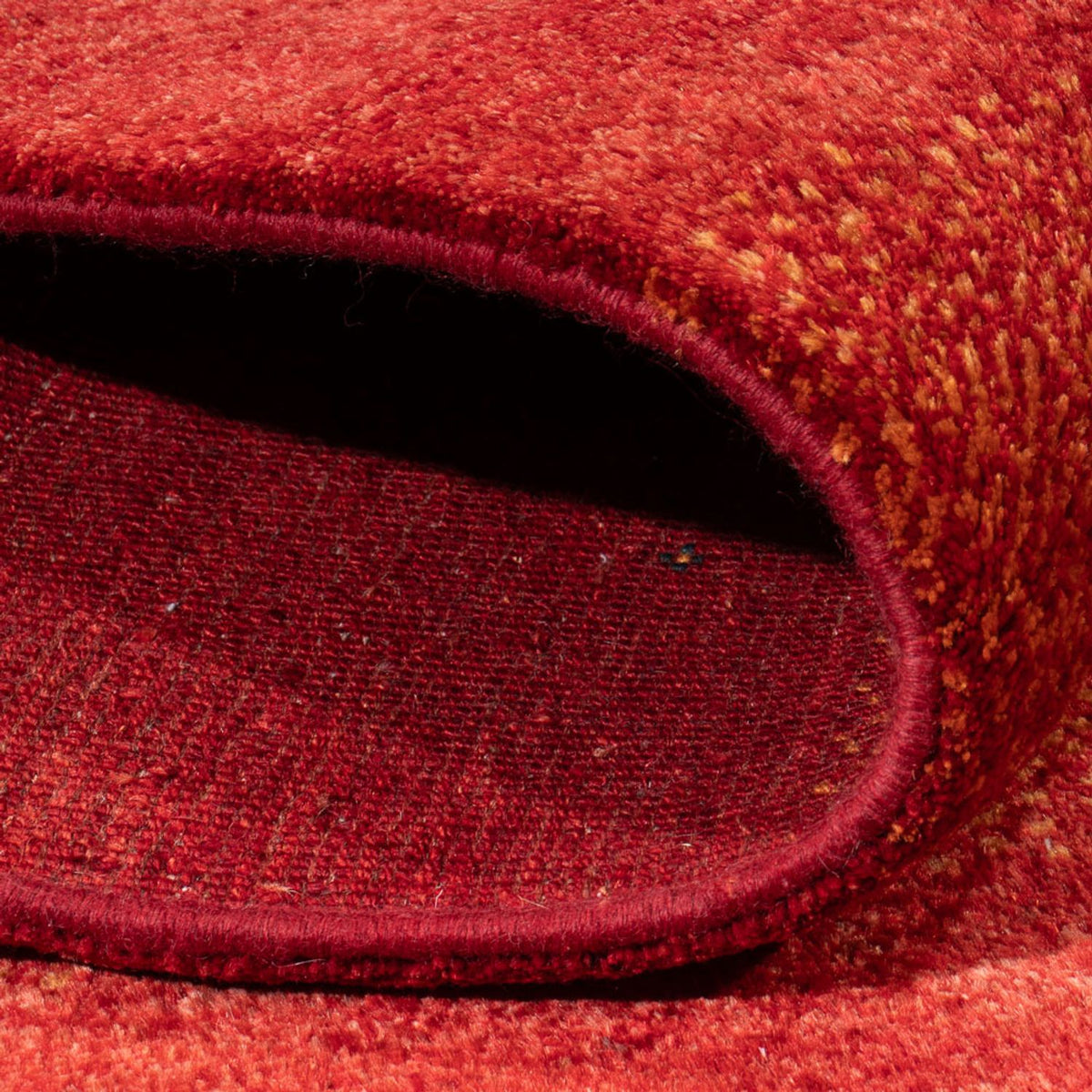 Gabbeh-tæppe - Persisk - 206 x 148 cm - rød