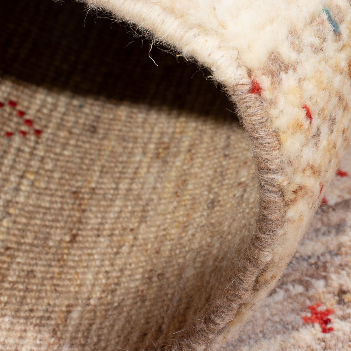 Gabbeh-tæppe - Persisk - 146 x 101 cm - flerfarvet