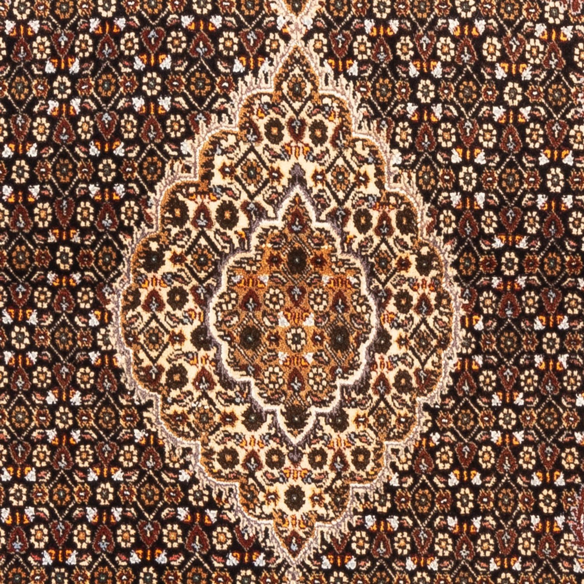 Persisk tæppe - Tabriz - Royal - 147 x 105 cm - mørkeblå